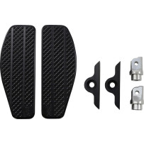 Mini reposapiés — 20,5 cm (8"), 76 mm (3"), par, negro