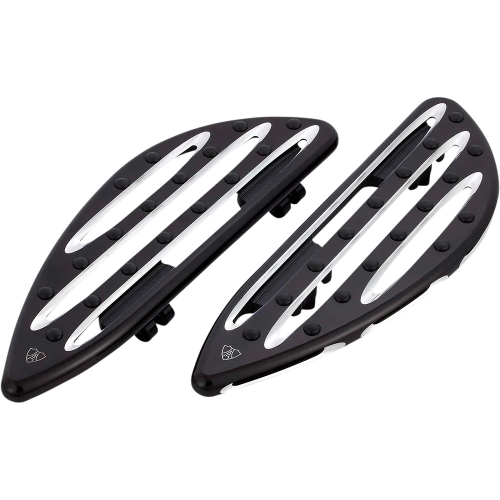 Deep Cut Floorboards — 45.5 cm (18"), 14.5 cm (5-3/4"), negro anodizado
