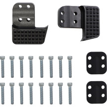 Extensiones de reposapiés — 30,48 mm (1-1/5") de longitud, negro anodizado