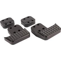 Extensiones de reposapiés — 30,48 mm (1-1/5") de longitud, negro anodizado