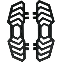 Reposapiés — 40 cm (15-3/4"), 12.5 cm (5"), 19.05 mm (3/4"), Negro anodizado