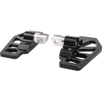 Apex Mini estriberas — Conductor, 6-1/2" x 3-1/2", negro, no para M8 Softail '18-'23 (trasero)