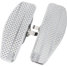 Reposapiés mini — 20.5 cm (8"), 76 mm (3"), Par, Cromo