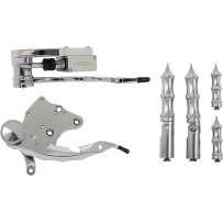 Forward Controls with Master Cylinder — Standard, Polished Chrome