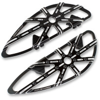 10 Gauge Floorboards — 18" length, 1" thickness, 5-3/4" width, Black anodized