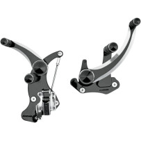 Forward Controls — +152 mm (+6"), Black, Chrome