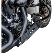SpeedLiner Kit de mandos para pies — Negro anodizado, palanca talón-punta