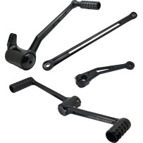 SpeedLiner Foot Control Kit — Heel-toe shifter, Black anodized