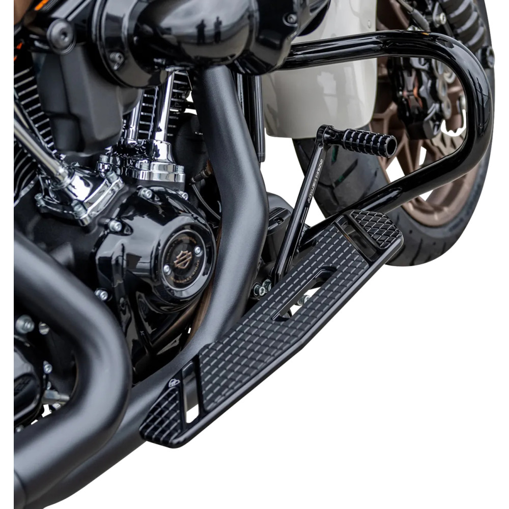 SpeedLiner Kit de mandos para pies — Negro anodizado, palanca talón-punta
