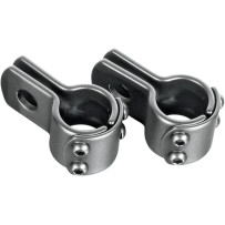 Highway Peg Mounting Clamps — 25 mm (1"), 32 mm (1-1/4"), black powder-coated