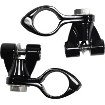Engine Guard Highway Peg Hingeless Mounting Clamp Kit