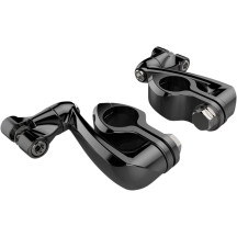 Engine Guard Highway Peg Hingeless Mounting Clamp Kit