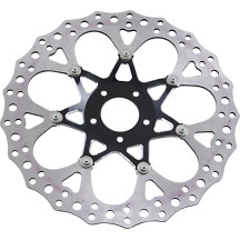 Disco de freno flotante de dos piezas — 356 mm (14"), montaje en cubo de 5 pernos, Negro