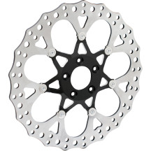 Disco de freno flotante de dos piezas — 356 mm (14"), montaje en cubo de 5 pernos, Negro