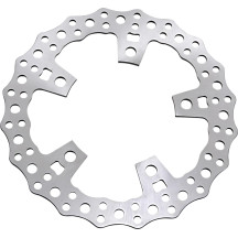 Rotor flotante Jagged — 300 mm, dos piezas (flotante), plateado