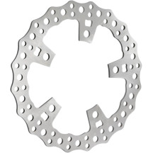 Rotor flotante Jagged — 300 mm, dos piezas (flotante), plateado