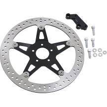 Big Brake Floating Rotor Kit — 356 mm (14\") , two-piece (floating), Black