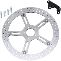 Kit de rotor flotante Big Brake — 381 mm (15\"), dos piezas, plateado