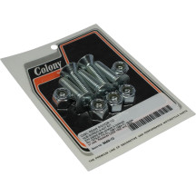 Kit de tornillos y tuercas del rotor trasero al cubo — plateado