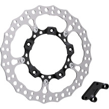 Kit Big Brake de rotor de freno flotante completo de 14" — Negro
