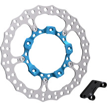 Kit de rotor de freno flotante completo Big Brake 14" — 356 mm (14"), flotante, azul