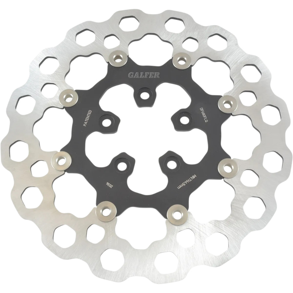 Cubiq™ Rotor de freno — 291 mm, Full-Floating, Negro, Cromo