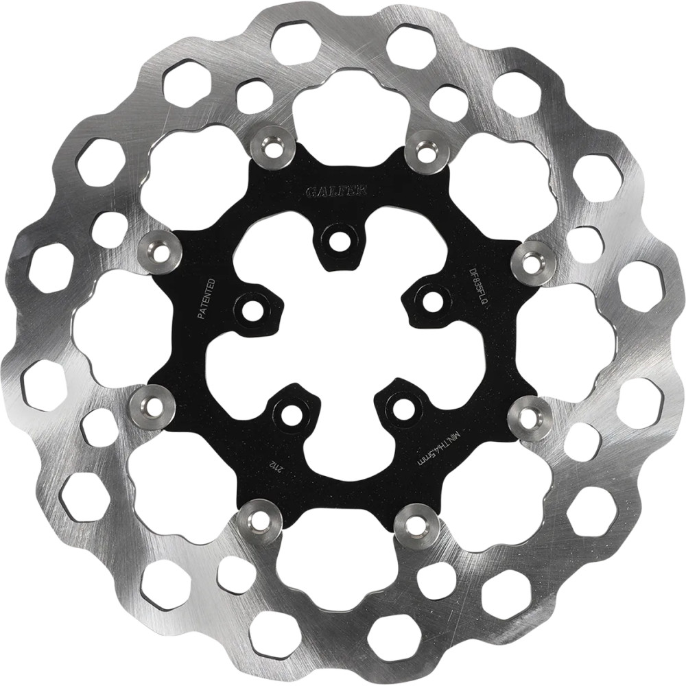 Cubiq™ Disco de freno — 299 mm, Flotante completo, Negro