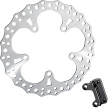 Rotor flotante dentado — 330 mm (13\"), plateado