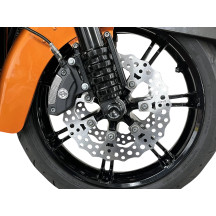 Rotor flotante Jagged — 299 mm (11-49/64"), Dos piezas (flotante), Plateado