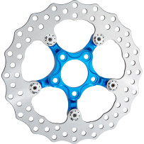 Rotor Spider — diámetro exterior 292 mm, Azul/Cromo