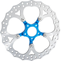 Rotor Spider — 356 mm (14"), Azul, Cromo