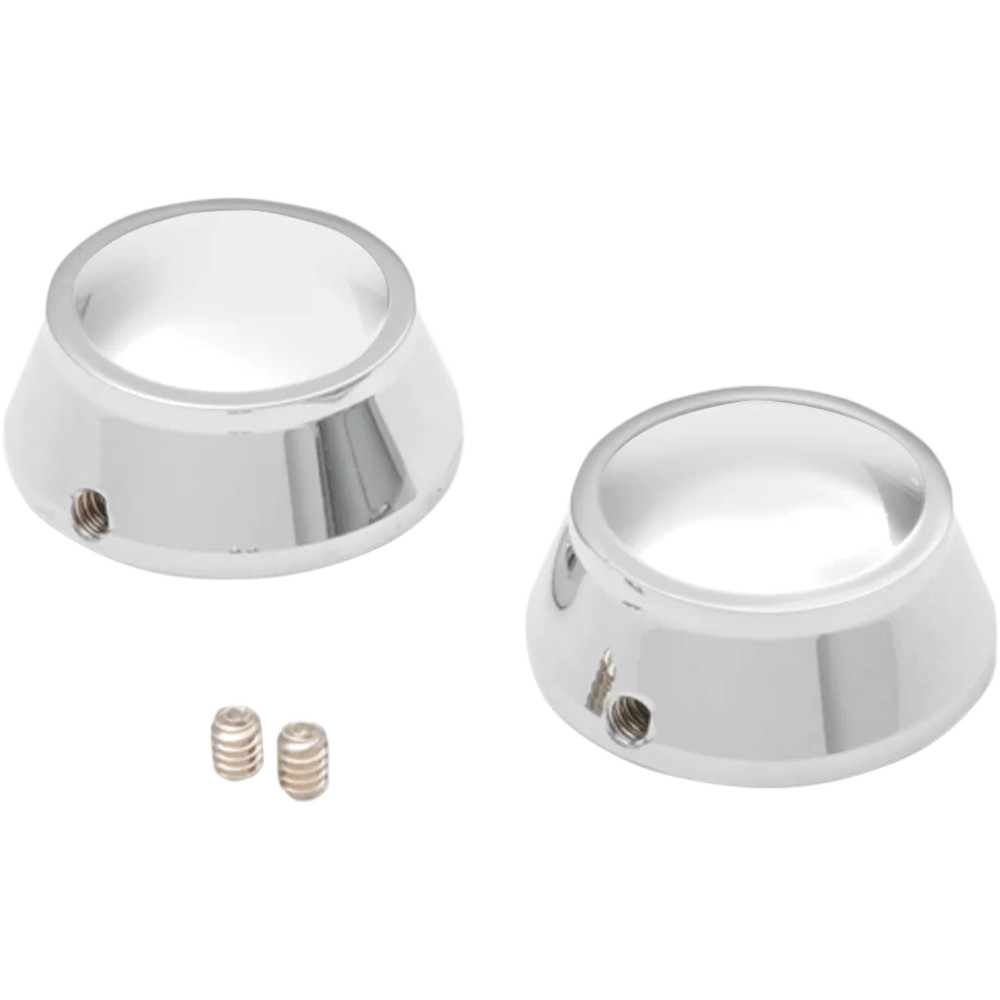 Swingarm Pivot Bolt Covers — Swingarm, Pivot, Chrome Swingarm Pivot Bolt Covers — Swingarm, Pivot, Chrome