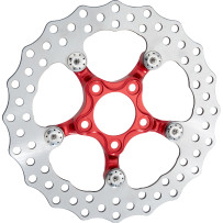 Rotor Spider — 292 mm (11-1/2"), Cromo, Rojo