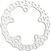 Rotor flotante Jagged — 320 mm, dos piezas (flotante), plata