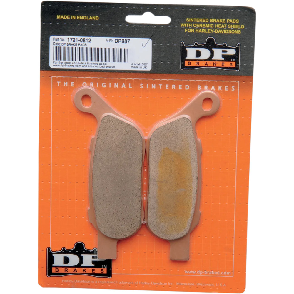 Pastillas de freno de metal sinterizado Harley/Buell