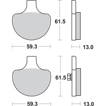Sintered Metal Harley/Buell Brake Pads
