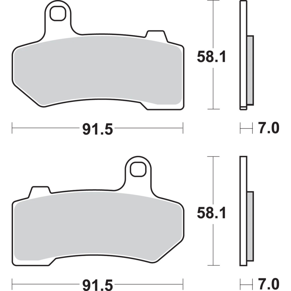 Sintered Metal Harley/Buell Brake Pads Sintered Metal Harley/Buell Brake Pads