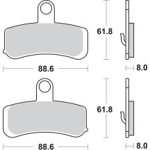 Sintered Metal Harley/Buell Brake Pads