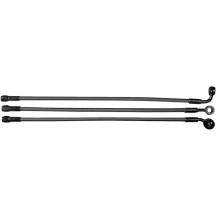 Kit de líneas de freno superior delantero trenzado Designer Series de longitud alternativa — 53,5 cm (21"), sin ABS