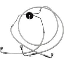 Kit de línea de freno inferior delantero Designer Series — Disco dual, con ABS, cromado
