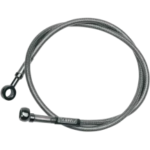 Brake Line - Front - Stainless Steel - +8" - XL/FX '74-'77