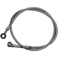 Brake Line - Front - Stainless Steel - +8" - XL/FX '74-'77