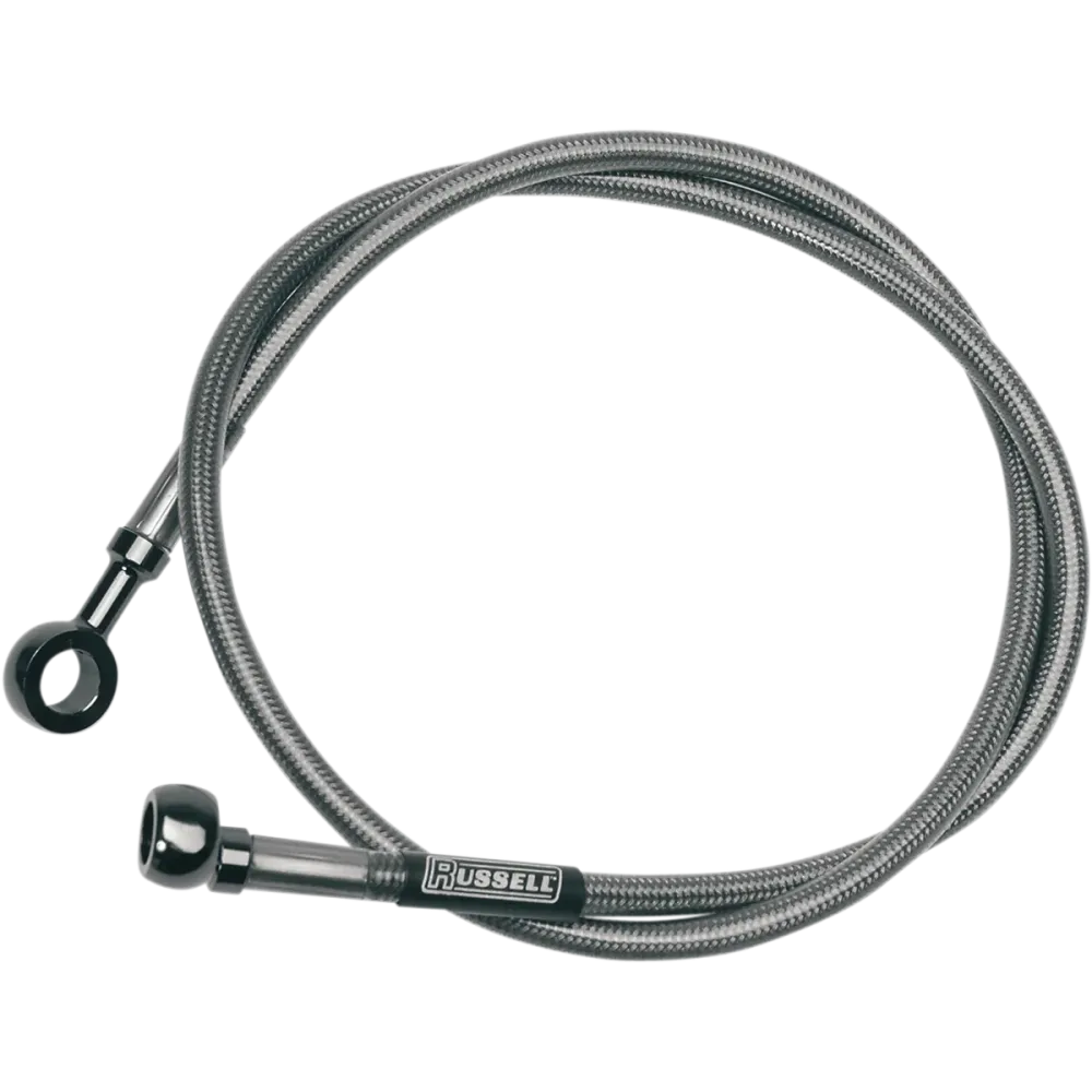 Brake Line - Front - Stainless Steel - +8" - XL/FX '74-'77