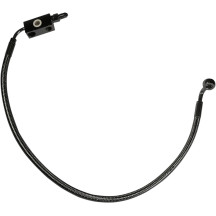Kit de latiguillo de freno delantero inferior Designer Series — para Softails de doble disco 2018+, negro, perla negra