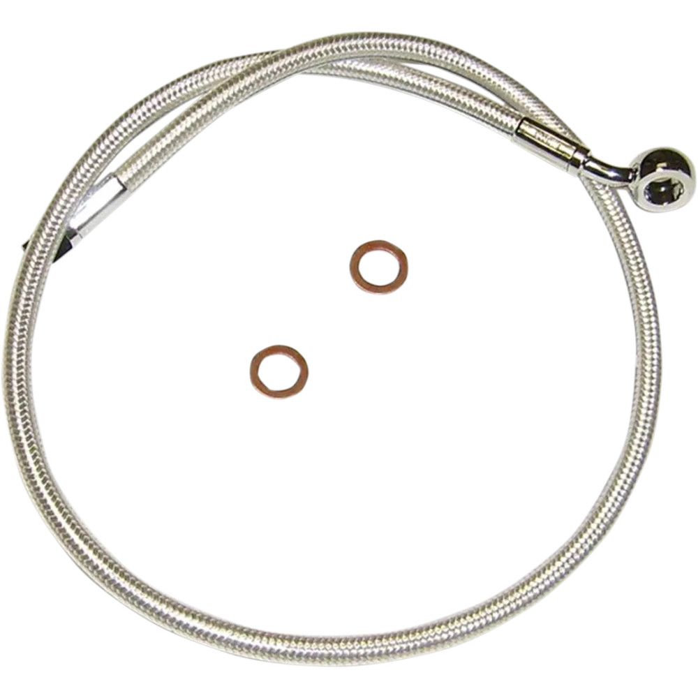Designer Series ABS-Specific Upper Brake Line Kit — 56 cm (22"), 10 mm 35° banjo, with ABS