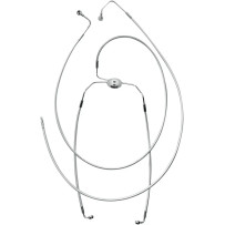 Designer Series Kit de líneas de freno de media longitud específico para ABS — 15", 19"