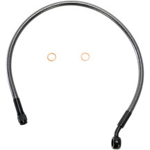 Kit de línea de freno superior específico para ABS Designer Series — 21" de longitud, banjo de 10 mm 35°, Negro