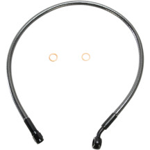 Kit de línea de freno delantero ABS específico Designer Series de longitud alternativa — 24", banjo superior 10 mm 35°, con ABS