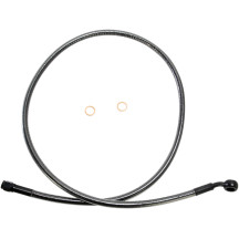 Kit de línea de freno delantero ABS específico Designer Series de longitud alternativa — 38 in, banjo 10 mm 35°