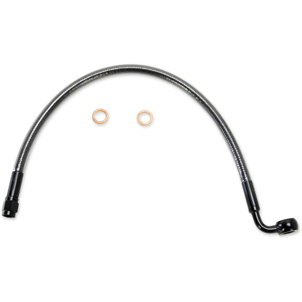 Kit de línea de freno superior Designer Series específico para ABS — 15 in de longitud, banjo 10 mm 90°